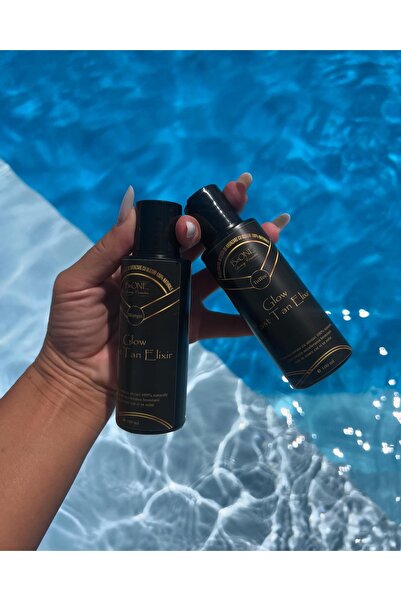 BeOne Cosmetics Glow Fast-Tan Elixir - intensive tanning accelerator, 100% natural, sun or solarium, mango flavor