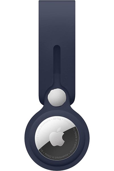 MEGOBİNE حلقة AirTag - أزرق داكن داكن
