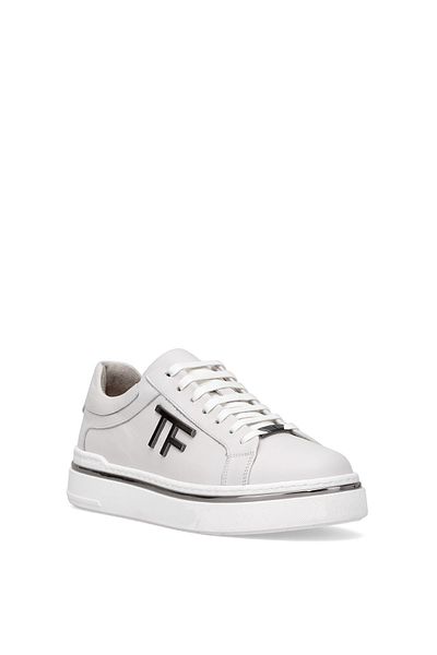 LUCIANO BELLINI C26908 Κρέμα για ανδρικά παπούτσια casual από γνήσιο δέρμα Munich