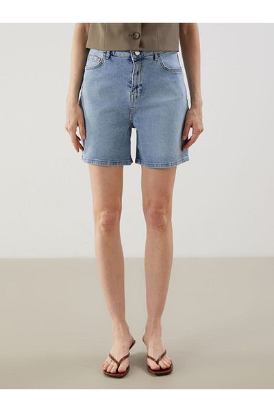LC Waikiki New Season Slim Fit Women's Jean Shorts - S5J657Z8