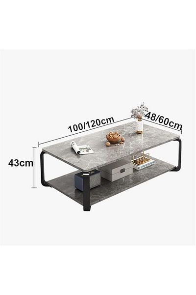 Generic Small household size of the coffee table simple modern coffee table living room home light luxury cr