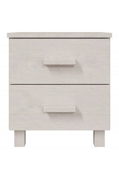 vidaxl Bedside Cabinets HAMAR 2 pcs White 40x35x44.5 cm Solid Wood