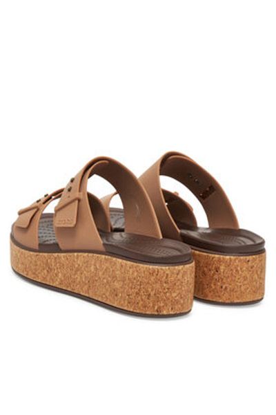 Crocs Șlapi de damă bej CROCS-211252 MILK CHOCOLATE