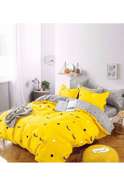 CHIRASO CHIRASO Bedding, FINET 6 Pieces, 2 Persons, Fitted Sheet 180x200, Colorful Print