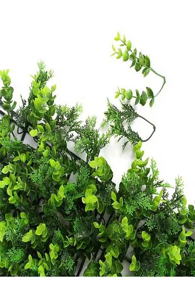 SERENE Durable and Realistic Looking Jade Leaf Mixed Artificial Hedge
