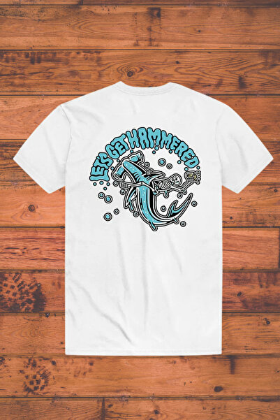 donamod Hajde da se napijemo Štampano Oversize kroj T-shirt