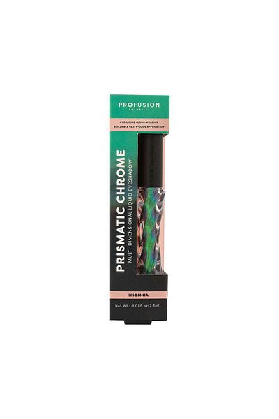 PROFUSION COSMETICS Prismatic Chrome, multi-dimensional liquid eyeshadow, Insomnia, Profusion Cosmetics, 2.3 ml
