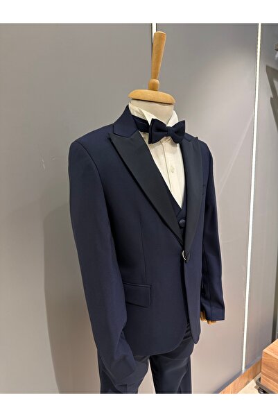 cemden Erkek Çocuk Lacivert Damatlık