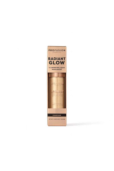 PROFUSION COSMETICS Radiant Glow liquid highlighter, Champagne shade, Profusion Cosmetics, 14.5 ml
