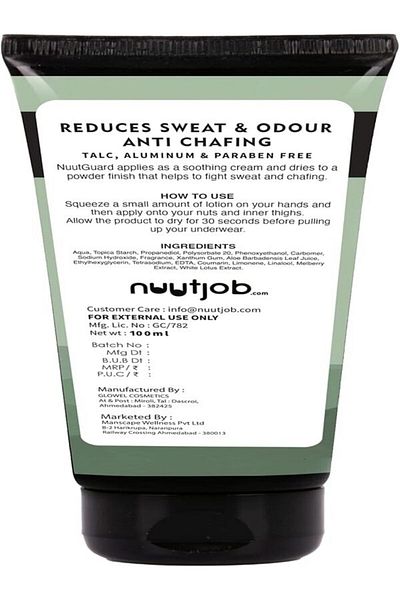 NUUT Guard Liquid Intimate Powder | Intimate Area, Men Hygiene Product with Aloe Leaf Juice