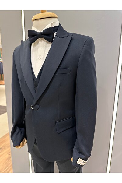 cemden Erkek Çocuk Lacivert Damatlık