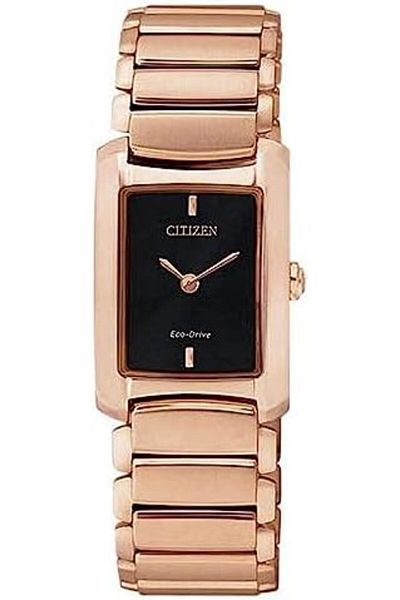 Citizen Women's Analog Watch Stainless Steel - EG2976-57W, Black Dial