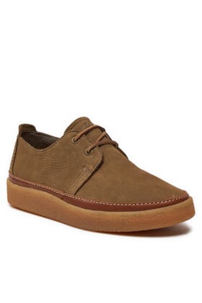 CLARKS Pantofi joși pentru bărbați maro CLARKS-CLARKWOOD LOW OAKWOOD NUBUCK 26176868