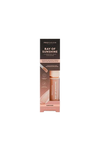 PROFUSION COSMETICS Ray of Sunshine liquid highlighter, Sunkissed, Profusion Cosmetics, 4 ml