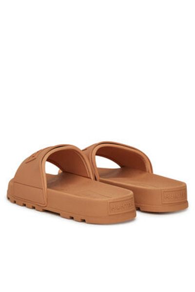 Hunter Șlapi bej pentru femei, bărbați, unisex HUNTER-HFRU0006251 BISCUIT