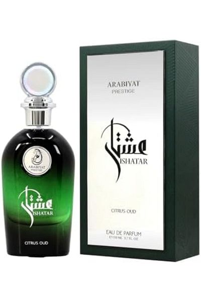 Arabiyat عطر برستيج عشتار سيترس عود أو دو برفيوم للنساء من عربيات، 110 مل