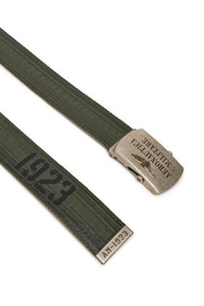 Aeronautica Militare Curea bărbătească verde AERONAUTICA MILITARE-251CI317CT3585 07293 MILITAR OLIVE