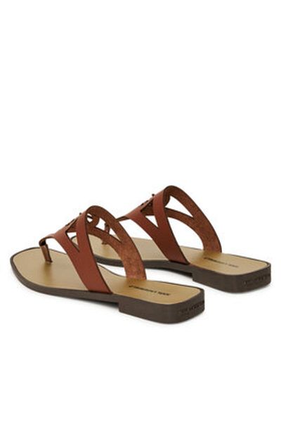 Karl Lagerfeld Women's Flip-Flops brown KARL LAGERFELD-KL80407 022 TAN LTHR