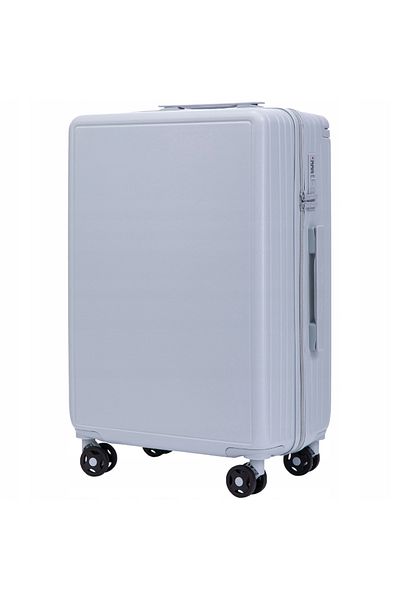 World Of Wings Wings Medium Blue ABS Travel Suitcase with Lock