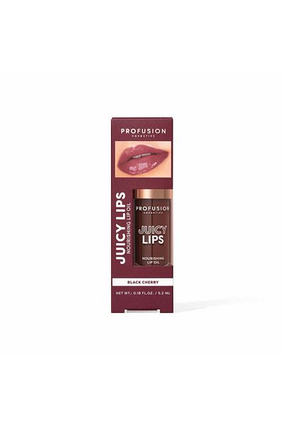 PROFUSION COSMETICS Juicy Lip Tint, nourishing and colored lip oil, shade Black Cherry, Profusion Cosmetics, 4.5 ml