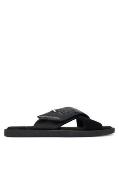 BUGATTI Men's Flip-flops black BUGATTI-321-ART80-1014 1010 BLACK / BLACK