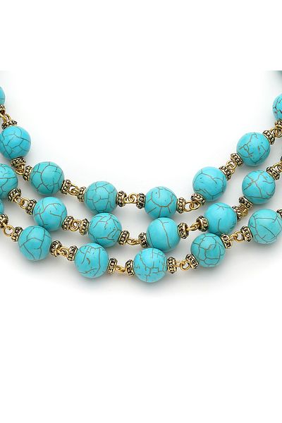 Mon Reve Ocean Empress Turquoise Natural Stone Necklace