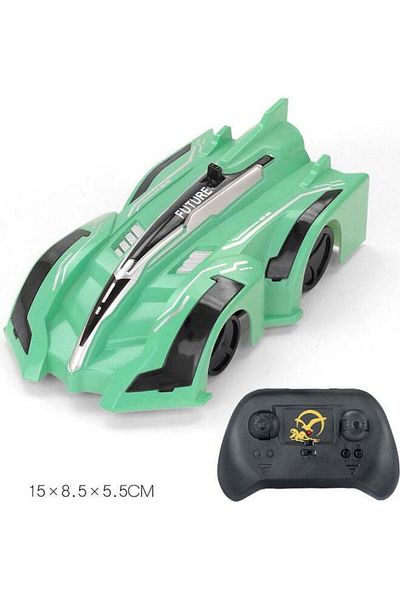 COOYA Wall Climbing Racing Car With LED Light 8.5 x 15 x 5.5cmUSB Charging Remote Control