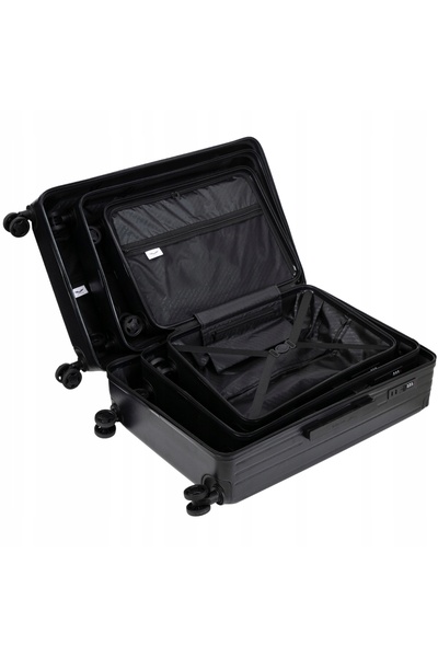 World Of Wings Set de bagaje de călătorie WINGS - 3 bucăți, ABS durabil+ Mic, Mediu, Mare