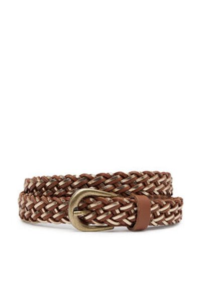ONLY Women's Belt Women's brown ONLY-15338271 COGNAC GOLD METAL