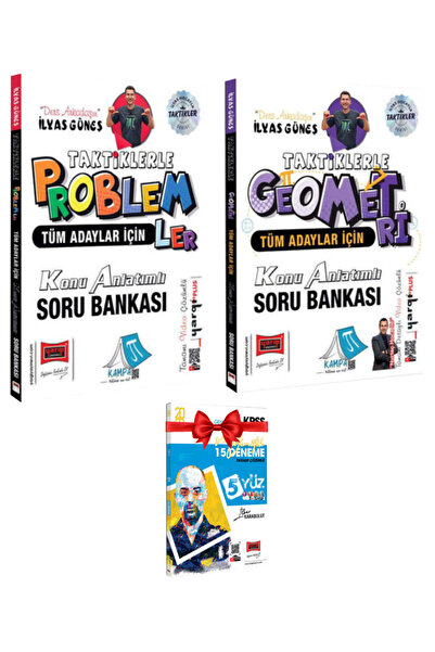 Yargı Yayınları İlyas Güneş |Tüm Adaylar İçin Taktiklerle Problemler+Geometri...