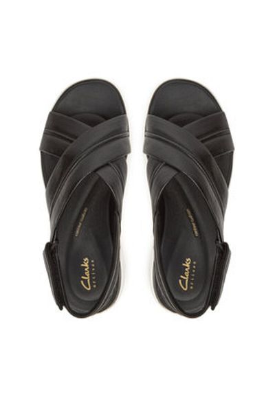 CLARKS Sandale damă negre CLARKS-26182233 PIELE NEAGRĂ