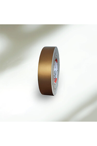 HD Folyo Şerit Bant 3 cm x 50 Metre Mat Altın Renk