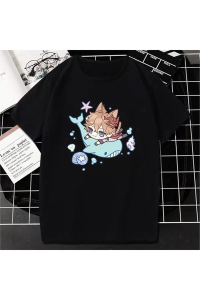 donamod تي شيرت جديد من Game Genshin Impact