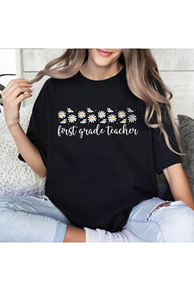 donamod Tricou oversize imprimat pentru profesor de clasa I