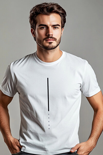 donamod تيشيرت كبير الحجم مطبوع عليه كلمة "حلم"