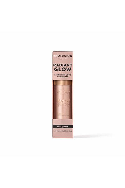 PROFUSION COSMETICS Radiant Glow liquid highlighter, Rose Quartz shade, Profusion Cosmetics, 14.5 ml