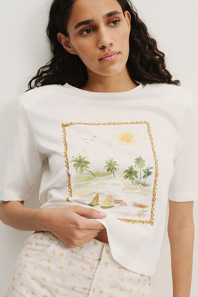 Pilea Vela Printed Padded Tshirt