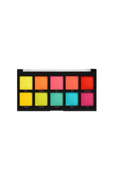 PROFUSION COSMETICS Neon, Vegan Eyeshadow Palette 10 Shades, Profusion Cosmetics, 103 gr