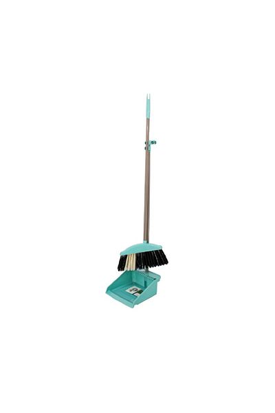 rexa Windproof Soft Brush Broom Set –Steel Handle, Non-Stick Hair Dustpan for Home, Kitchen & Lobby