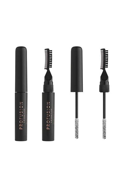 PROFUSION COSMETICS Kit de sculptare a sprâncenelor Ultimate Brow Sculpt, maro închis, Profusion Cosmetics, 3 articole