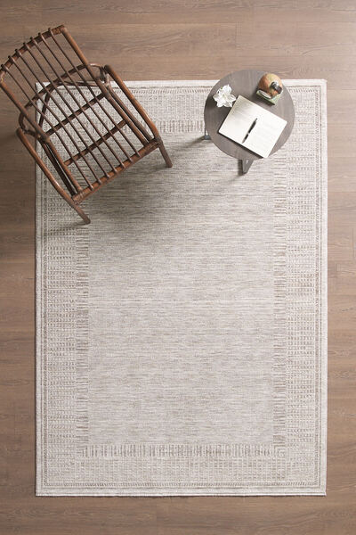 venucci home & living Olivia Premium Bambu Polyester Oturma Odası Salon Yatak odası Halısı Eskitme Vintage Halı