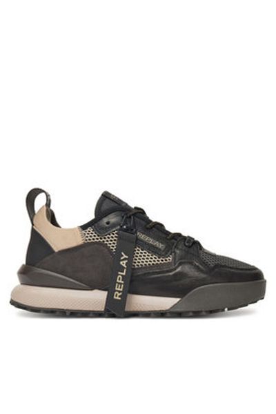 Replay Men's Sneakers black REPLAY-GMS8L .000.C0017L 167 BLACK DK GREY