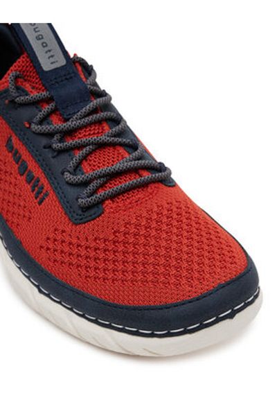 BUGATTI Men's Half Shoes red BUGATTI-321-ASM01-6950 3041 RED / DARK BLUE