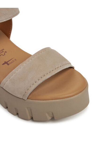 Tamaris Women's Sandals brown TAMARIS-1-28712-42 378 TAUPE SUEDE