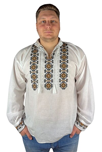 rody's forever Bluza tip ie barbati RB24 alb/maro , marimea 3XL