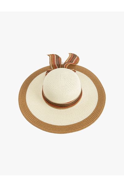 Koton Straw Hat with Band Detail