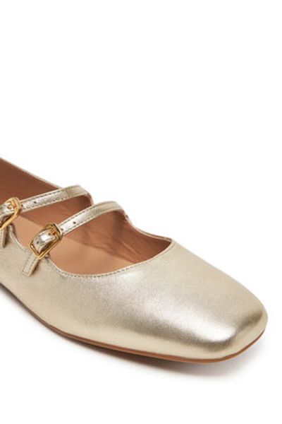 Unisa Women's Ballerinas gold UNISA-BERLEY_25_LMT PLATINO