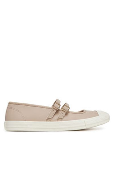 converse Balerini bej pentru femei CONVERSE-A11491C WARM CLAY/EGRET/GOLD