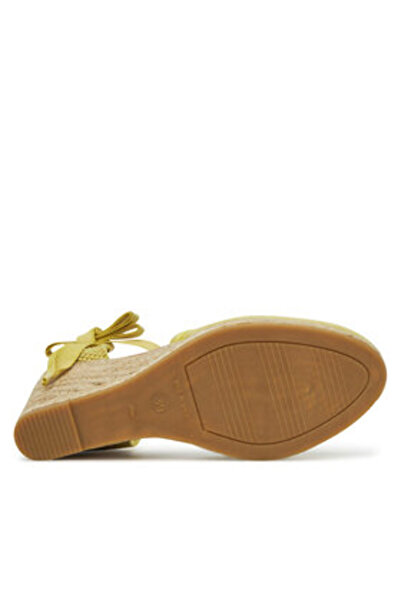 Genuins Espadrile galbene pentru femei GENUINS-G106495 GALBEN