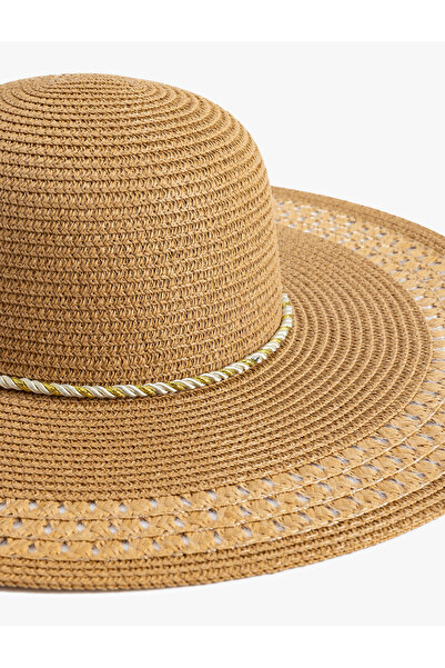 Koton Straw Hat with Band Detail